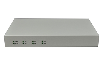 桌面型4路电话+4路以太网+2路数据 电话光端机