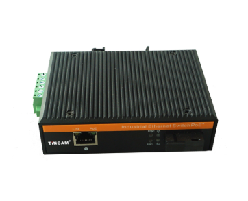 10/100/1000M 1光1电 单模单纤 工业级光纤收发器